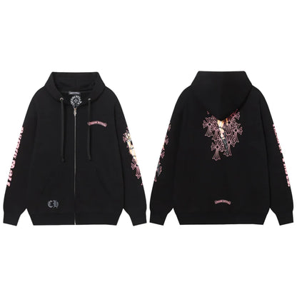 Chrome Hearts Zip Up Hoodie 9821
