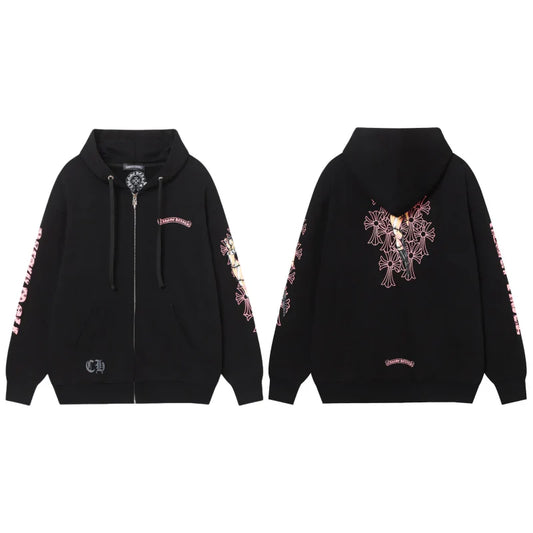 Chrome Hearts Zip Up Hoodie 9821