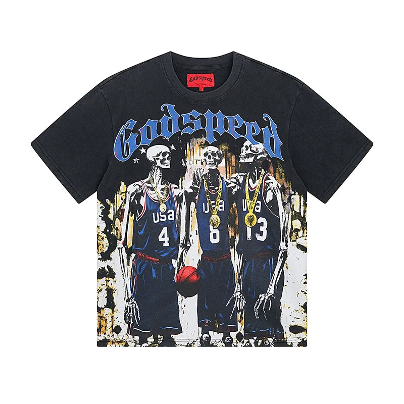 ゴッドスピード バスケットボール グラフィック Tシャツ