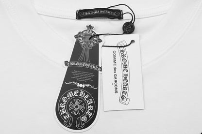 クロムハーツ リング クロス フローラル 刺繍 ヴィンテージ ゴシック Tシャツ 2604