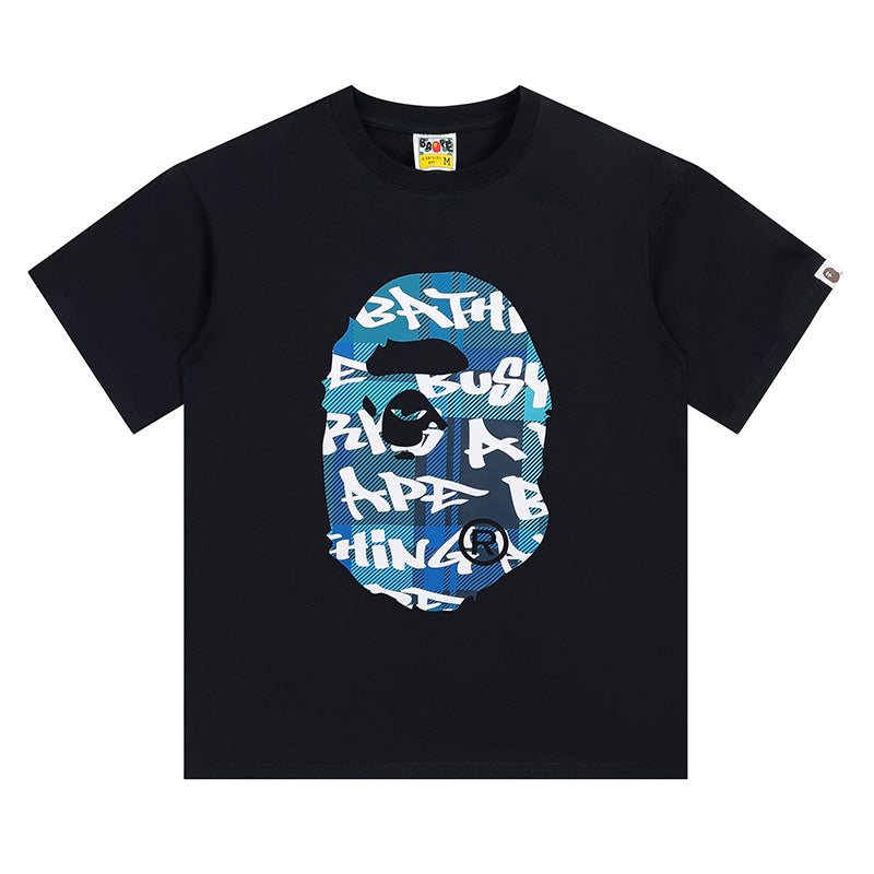 BAPE ストロークカモ BY BATHING BIG APE HEAD Tシャツ