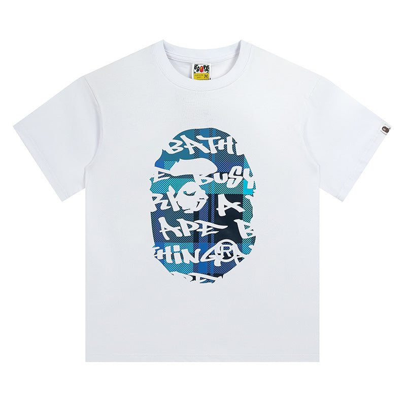 BAPE ストロークカモ ビッグエイプヘッド Tシャツ