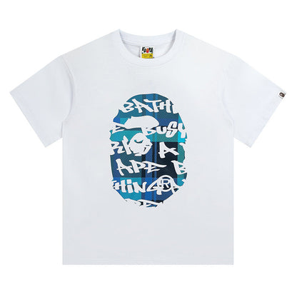 BAPE ストロークカモ ビッグエイプヘッド Tシャツ