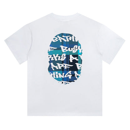 BAPE ストロークカモ ビッグエイプヘッド Tシャツ