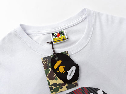 BAPE ストロークカモ BY BATHING BIG APE HEAD Tシャツ