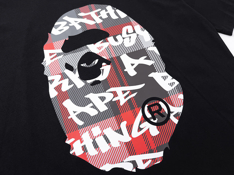 BAPE ストロークカモ BY BATHING BIG APE HEAD Tシャツ