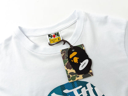 BAPE ストロークカモ ビッグエイプヘッド Tシャツ