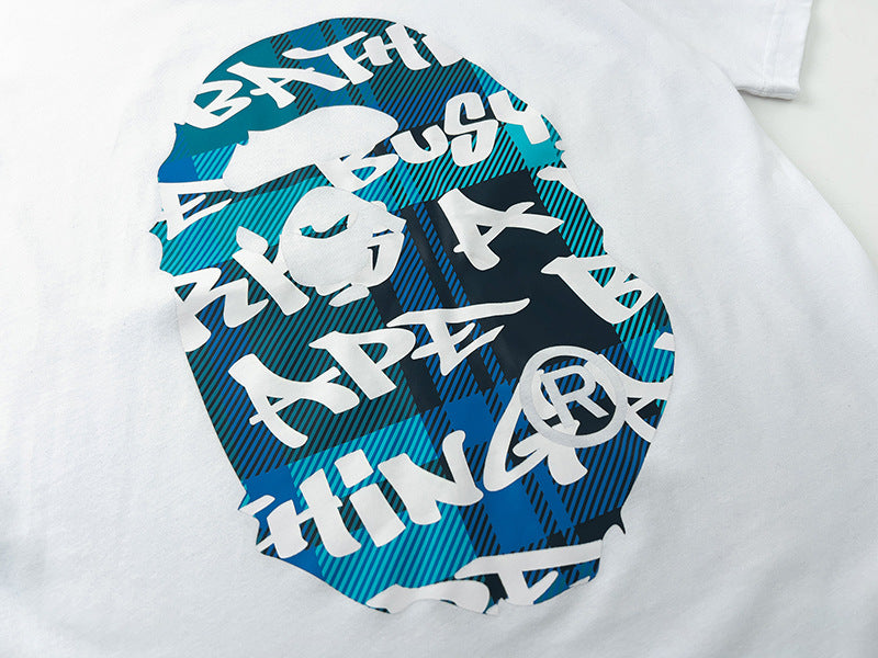 BAPE ストロークカモ ビッグエイプヘッド Tシャツ