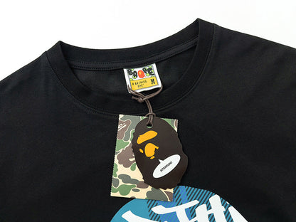 BAPE ストロークカモ BY BATHING BIG APE HEAD Tシャツ