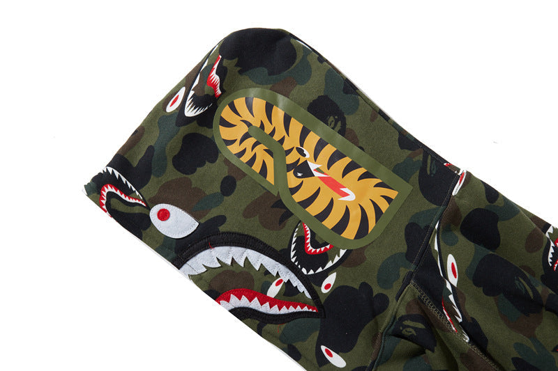 BAPE シャーク 1stカモ シャーク フルジップ フーディー