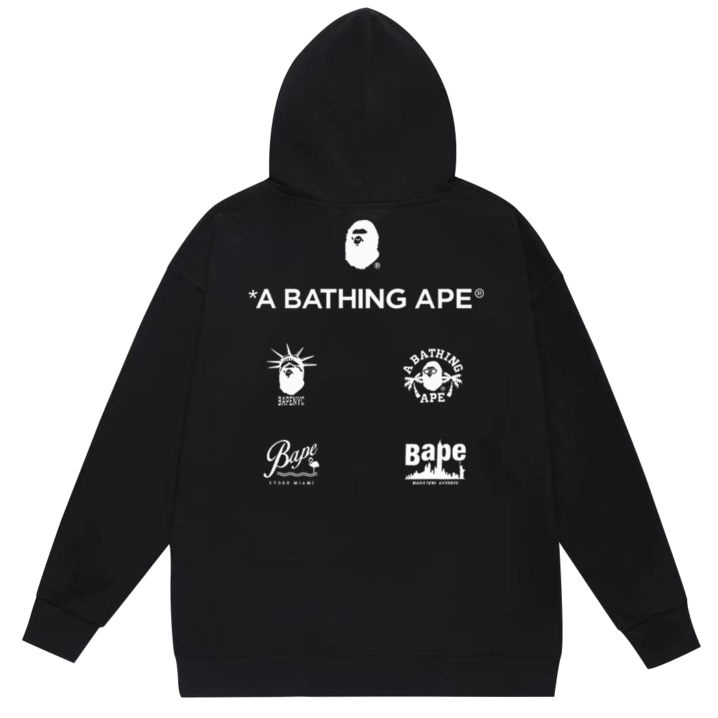 BAPE クラシックヘッド グラフィック フーディー