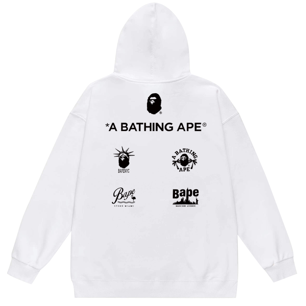 BAPE クラシックヘッド グラフィック フーディー