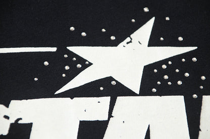 HellstarクラシックブラックTシャツ（ホワイトロゴ）